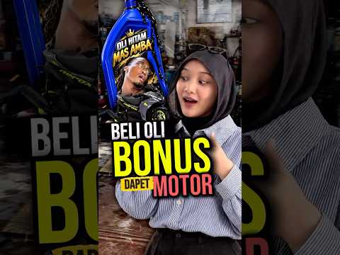 Cewek Ini Beli Oli Malah Dapet Motor