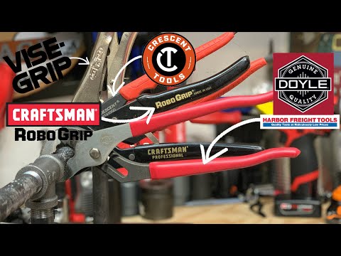 Adjustable Pliers Vise Grip vs Craftsman vs Harbor Freight Doyle vs Crescent Tool