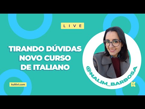 LIVE | Nova professora de italiano - Nalim Barbosa