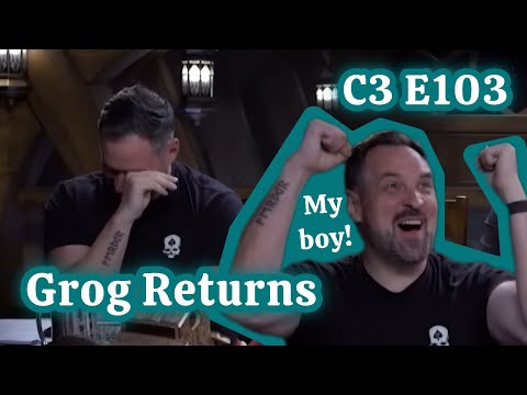 Travis nearly cries when Grog meets Bells Hells | Critical Role C3 E103