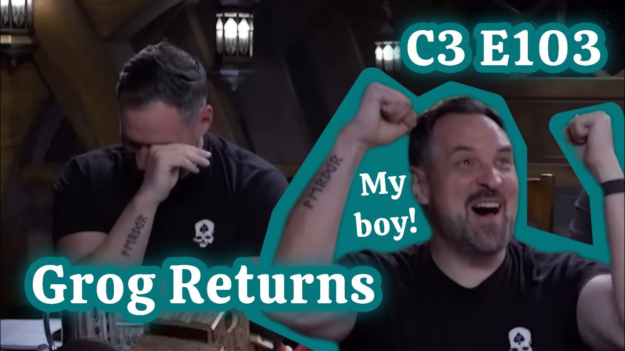 Travis nearly cries when Grog meets Bells Hells | Critical Role C3 E103