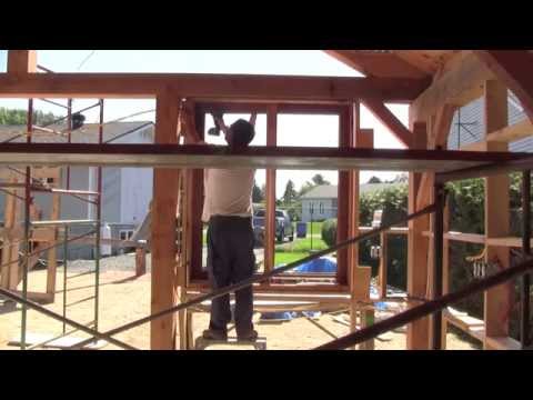 L'gosseux d'bois Ep 63   La construction de mon nouvel atelier partie 10 - Les cadrages des fenêtres