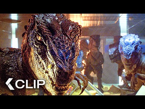 Trapped With The Baby Godzillas - GODZILLA Clip (1998) Matthew Broderick, Jean Reno