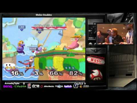SSV Melee Doubles Winners Semis - Armada+Syke vs SD+Caotic