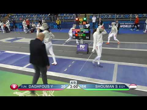 2021 Budapest Womens Sabre Team T32 TUN vs EGY
