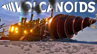 Building Giant Drill Machines To Survive Underground in a Volcanic World  - Volcanoids Gameplay Pt 1