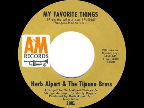 1968 HITS ARCHIVE: My Favorite Things - Herb Alpert & The Tijuana Brass (mono 45)