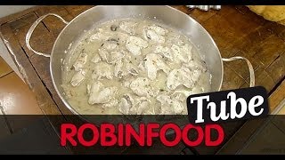 ROBINFOOD / Ensalada de txangurro + Kokotxas de merluza al pil-pil