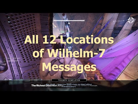 All 12 Locations of Wilhelm-7 Messages // The Richest Dead Man Alive Triumph