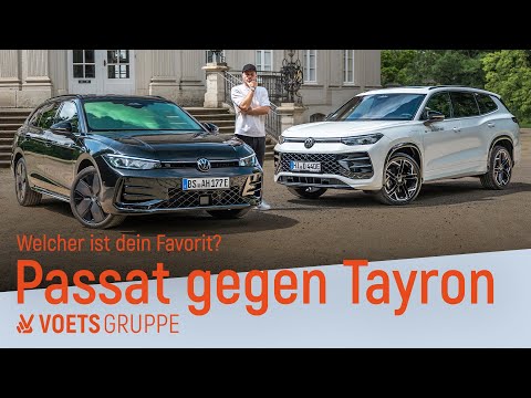 VW Passat vs. Tayron: Size, engines, and features compared! | VOETS GROUP