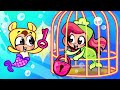Little Mermaid Fun ‍ ️ Magic Doors Challange Songs For Kids Nursery Rhymes