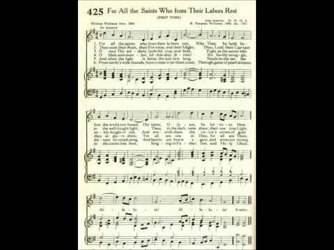 For All the Saints Who from Their Labors Rest (Sine Nomine)