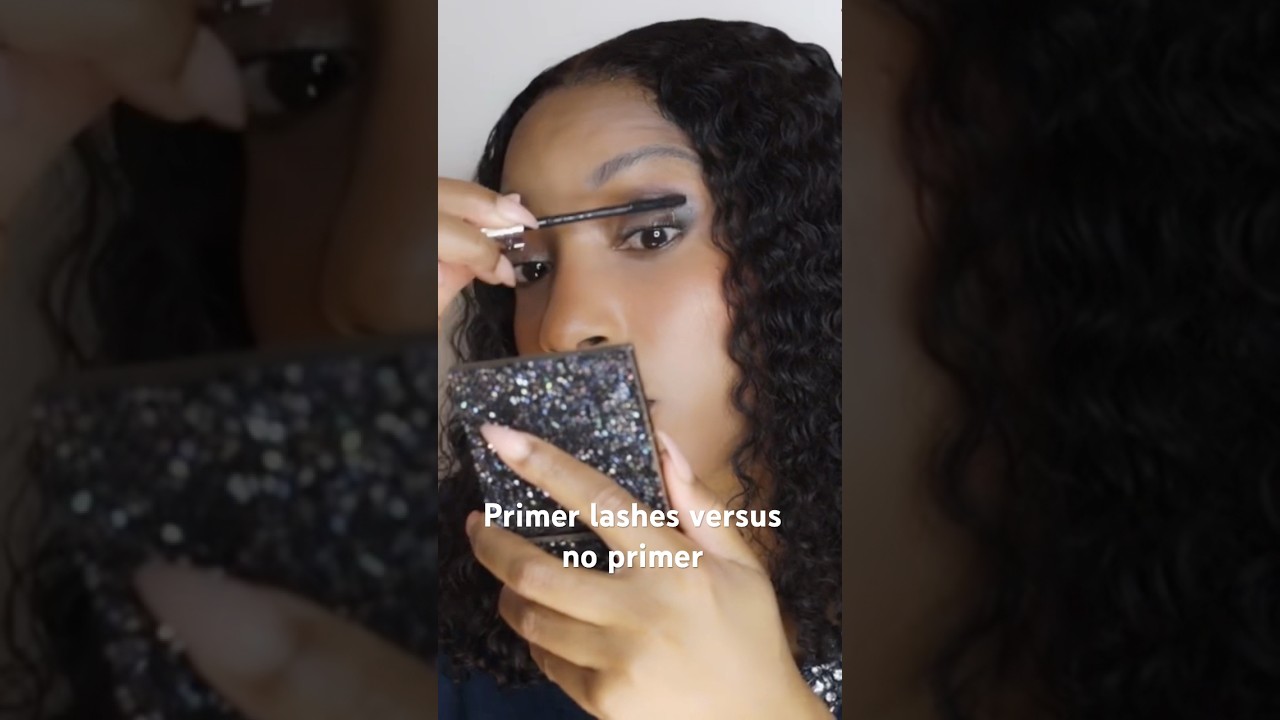 Primed lashes versus no primer #makeuptutorial #newmakeup2025 @LOrealProUS