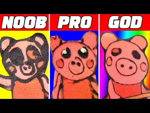 Pancake NOOB vs PRO vs GOD: PIGGY Roblox