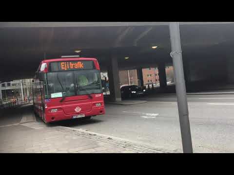 Gammal buss vid Liljeholmen