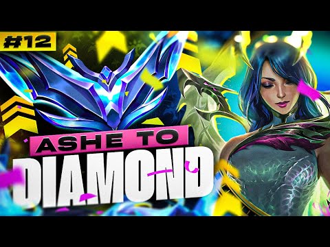 Ashe Unranked to Diamond #12 - Season 13 Ashe ADC Gameplay | Ashe Gameplay Guide