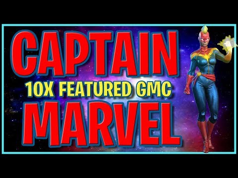 10x CAPTAIN MARVEL CRYSTAL OPENING! SEVENTH SENSE FGMC MCOC