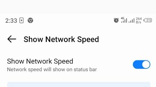 how to show internet speed on status bar,status bar par speed Kasia show kara,internet not showing
