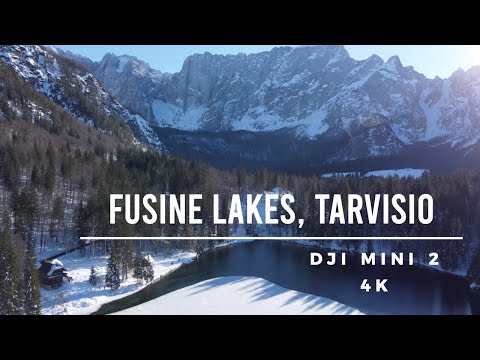 Magic Winterland at Fusine Lakes, Italy - DJI Mini 2 - 4K Cinematic Video - Oneplus 9
