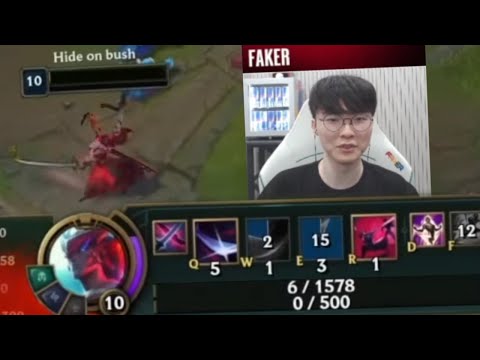 T1 Faker EXTREME Limit Testing - Best of LoL Stream Highlights (Translated)