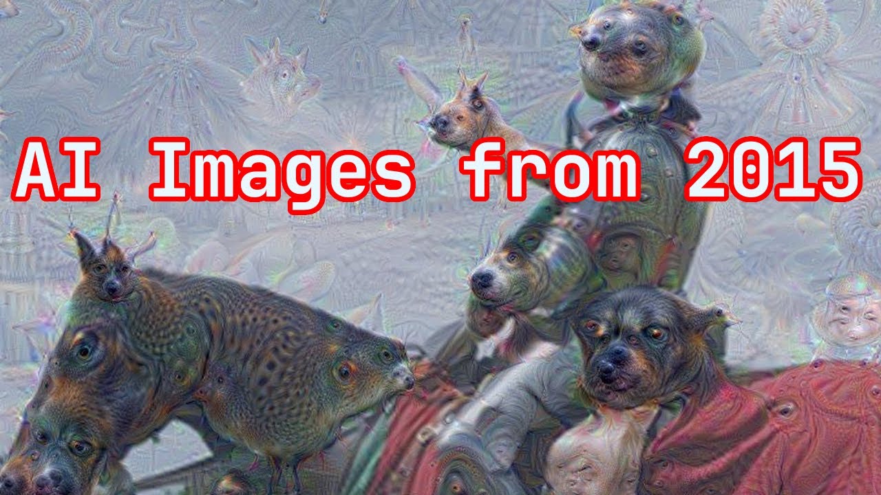 Remember DeepDream? AI Images from 10 years ago