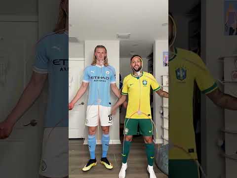 Haaland and Neymar's Glow-in-the-Dark Dance #haaland　#neymar
