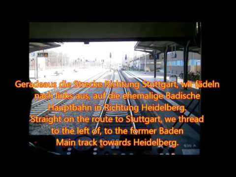 Stadtbahn Karlsruhe Linie S31 Forbach-Odenheim Teil 5/7 Karlsruhe Hbf-Weingarten