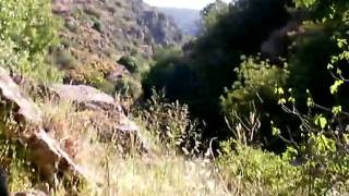 preview picture of video 'hike on rough terrain towards nahal amud'