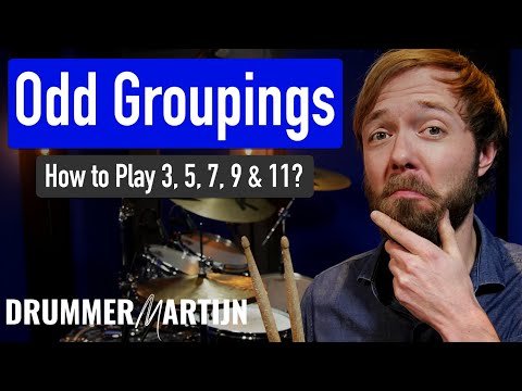Odd Groupings in 16th Note Drum Fills: How to Play 3, 5, 7, 9 & 11 // Drum Lesson w/ DrummerMartijn