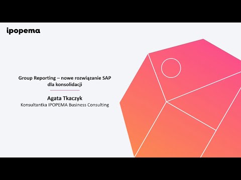 Środa z IPOprovement| Group Reporting -rozwiązanie SAP dla konsolidacji| IPOPEMA Business Consulting