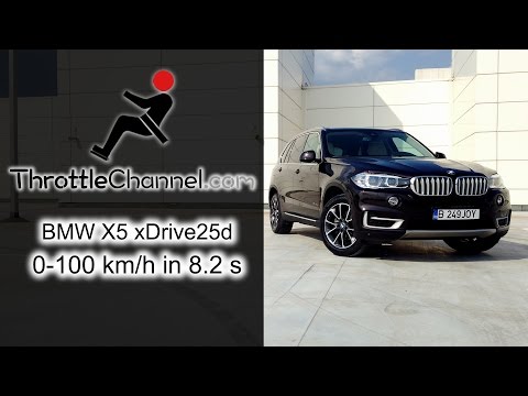 BMW X5 xDrive25d acceleration - ThrottleChannel.com