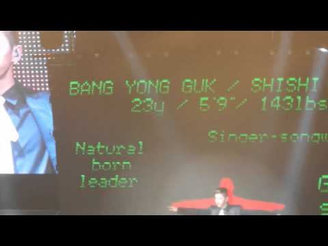 [FANCAM HD] 130507 B.A.P LIVE ON EARTH IN LA; YONGGUK TALENT