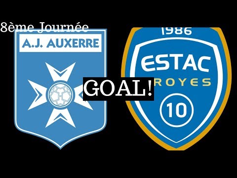 AJ Auxerre - Troyes [0-1] (Goal 4') by Florian Tardieu