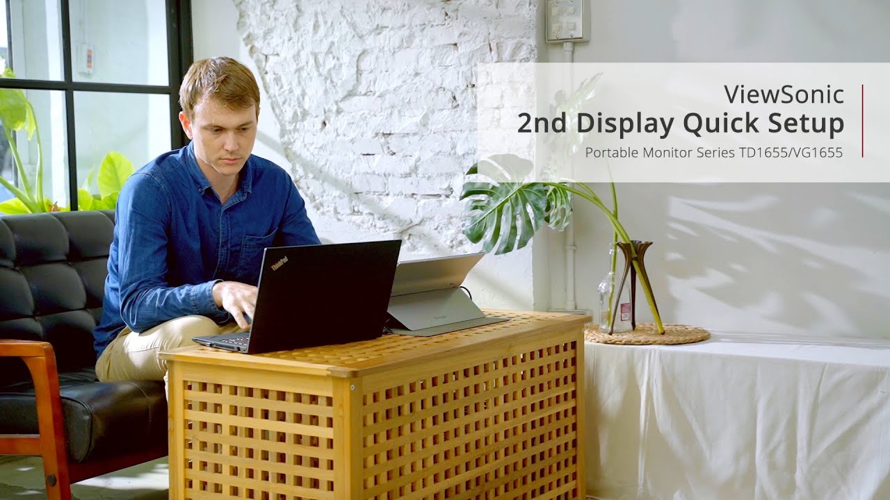ViewSonic Portable Monitor | 2nd Display Quick Setup