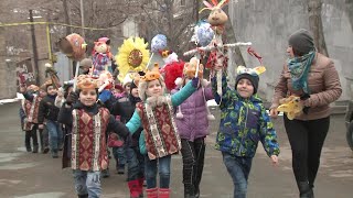 Բարեկենդանը՝ Նորք Մարաշ համայնքի Սուրբ Աստվածածին եկեղեցու բակում