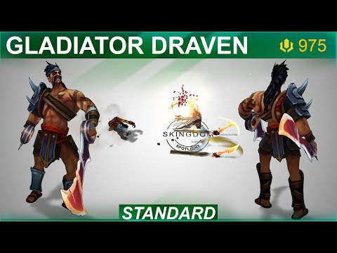 Gladiator Draven Skin Spotlight 2020 | SKingdom - League of Legends