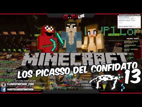 LOS PICASSO DEL CONFITADO! EN VIVO 20:30 Hrs Minecraft en Español - GOTH