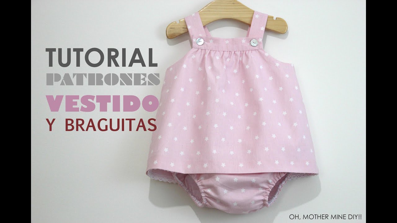 Watch DIY Ropa bebé: vestido y braguita (patrones gratis) Now DIY Ropa bebé: vestido y braguita (patrones gratis)