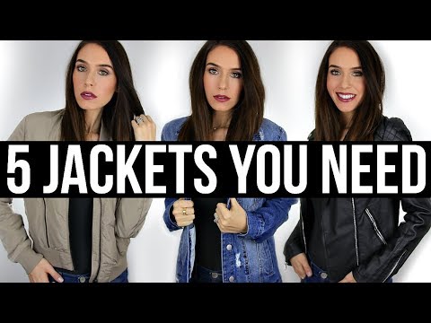 5 jackets every woman needs
