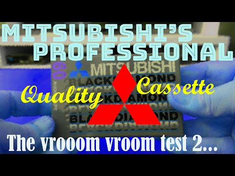 Unwrapping and testing MITSUBISHI Black Diamond 60 from 2002 type I audio cassette (Saehan Version)!