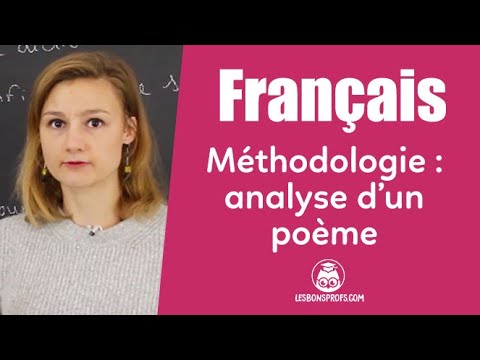 Méthodologie à l'analyse d'un poème