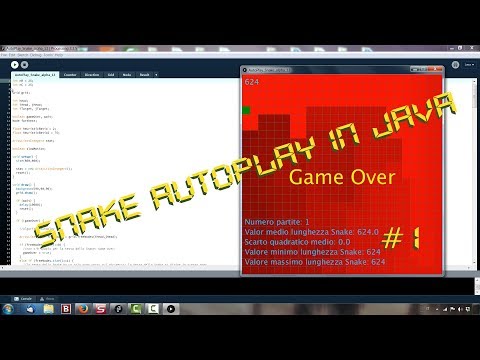 Snake - Autoplay in Java #1