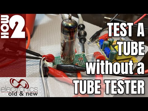 How to test a tube without a Tube Tester. Is this EL41 any good?
