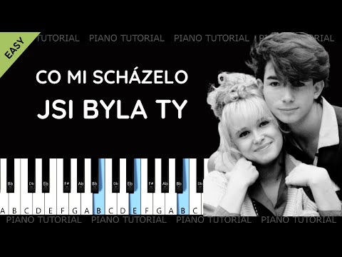 Discopříběh - Co mi scházelo, jsi byla ty - Michal David (piano tutorial | klavír | české písničky)
