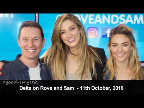 Delta Goodrem on The Rove and Sam Show - 11th October 2016