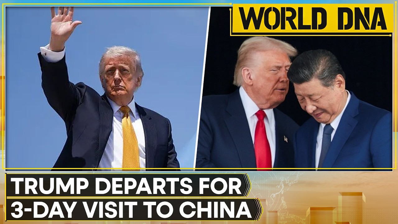World DNA LIVE: Trump Departs for 3-Day Visit to China | Iran Warns U.S. to Accept Peace Deal | WION