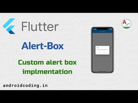Flutter custom Alert dialog tutorial | Alert-Box | Source Code In Desc | flutter coding