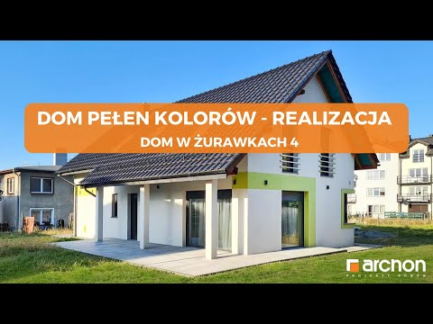 Dom w żurawkach 4  – Dom z poddaszem użytkowym – realizacja I ARCHON+ Projekty Domów