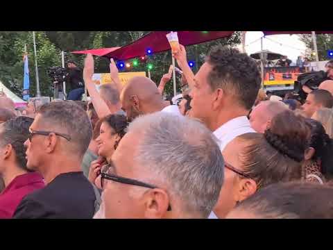 Oscar D'Leon tijdens Kwaku Festival op 22 juli 2022