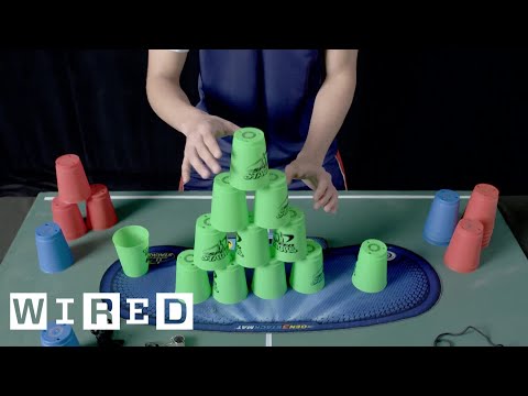 This is FAST: Cup Stacking | WIRED